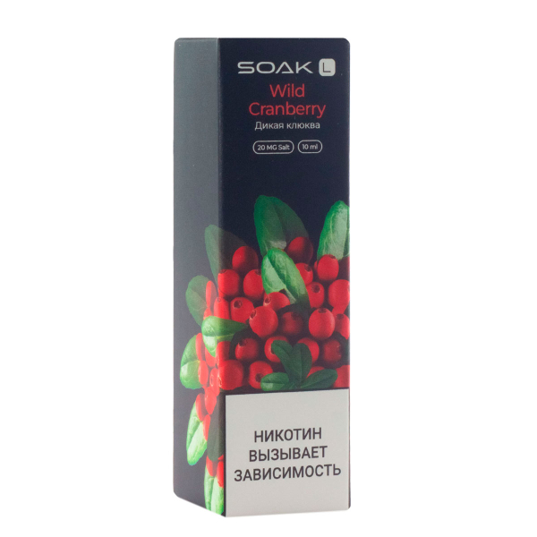 Жидкость Soak Wild Cranberry 10 Мл 2 Мг в Турции