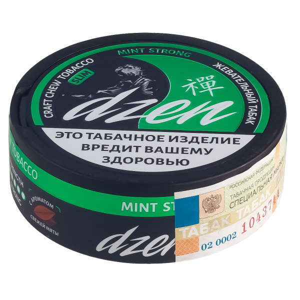 Жевательный табак Dzen Strong Slim Mint 9 грамм в Турции