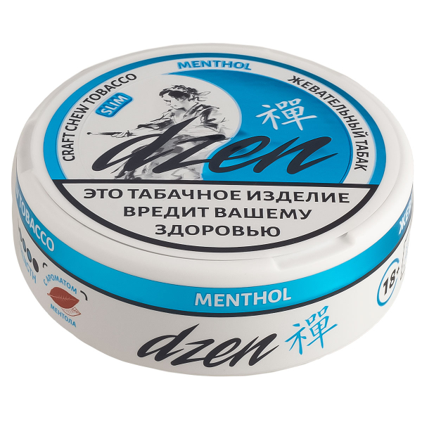 Жевательный табак Dzen Slim Menthol 9 грамм в Турции