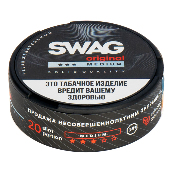 Жевательный табак Swag Medium Original 10 грамм в Турции