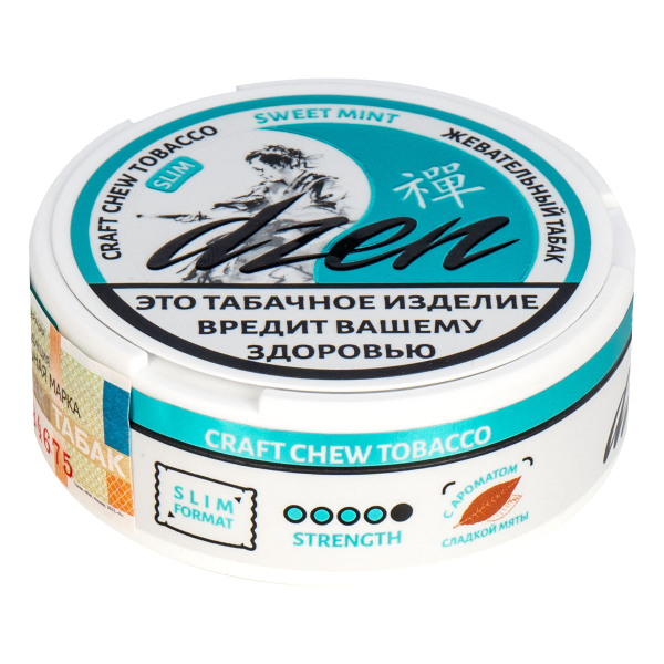 Жевательный табак Dzen Slim Sweet Mint 9 грамм в Турции