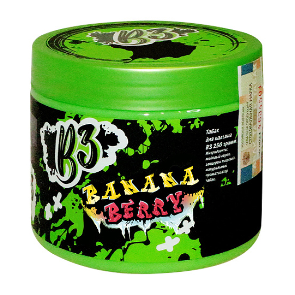 Табак B3 Bananaberry  250 грамм в Турции
