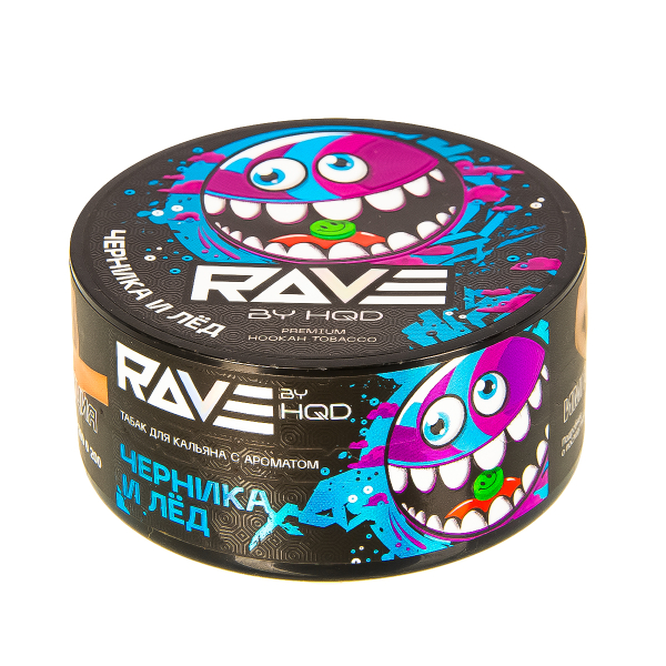 Табак Rave By Hqd Черника И Лед  25 грамм в Турции
