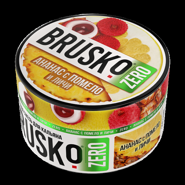 Смесь Brusko Ананас С Помело И Личи (Zero)  250 гр в Турции
