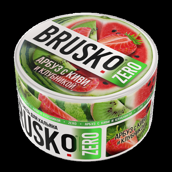 Смесь Brusko Арбуз С Киви И Клубникой (Zero)  250 гр в Турции