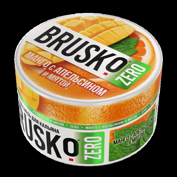 Смесь Brusko Манго С Апельсином И Мятой (Zero)  250 гр в Турции