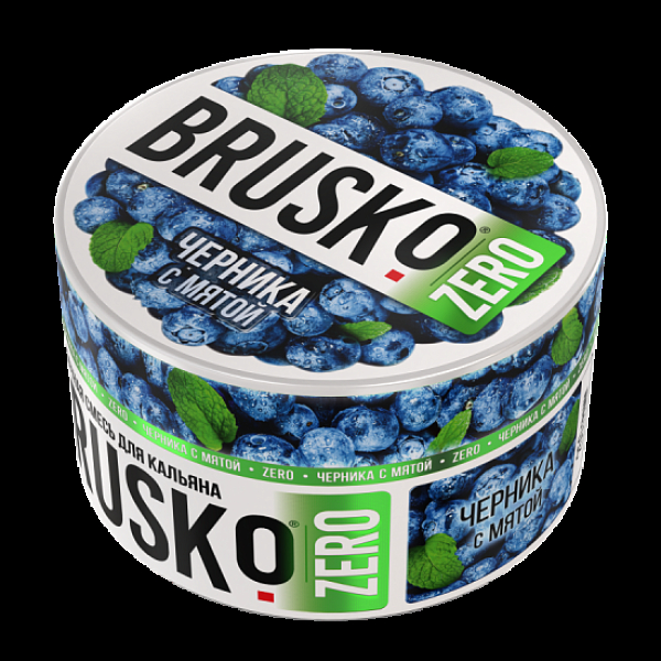 Смесь Brusko Черника С Мятой (Zero)  250 гр в Турции