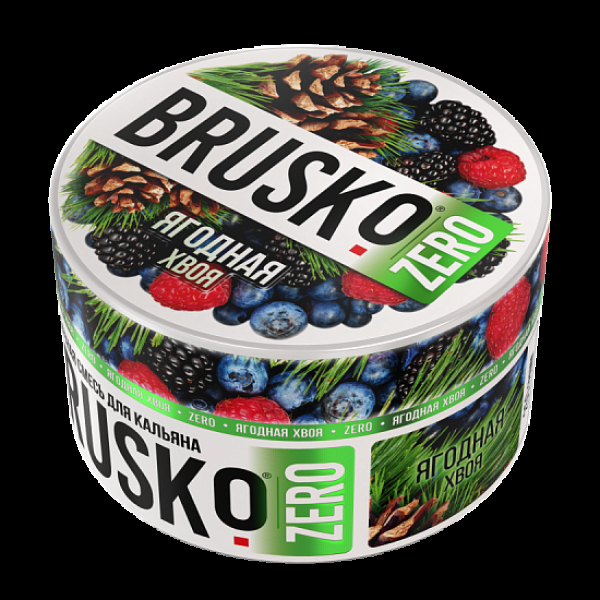 Смесь Brusko Ягодная Хвоя (Zero)  250 гр в Турции
