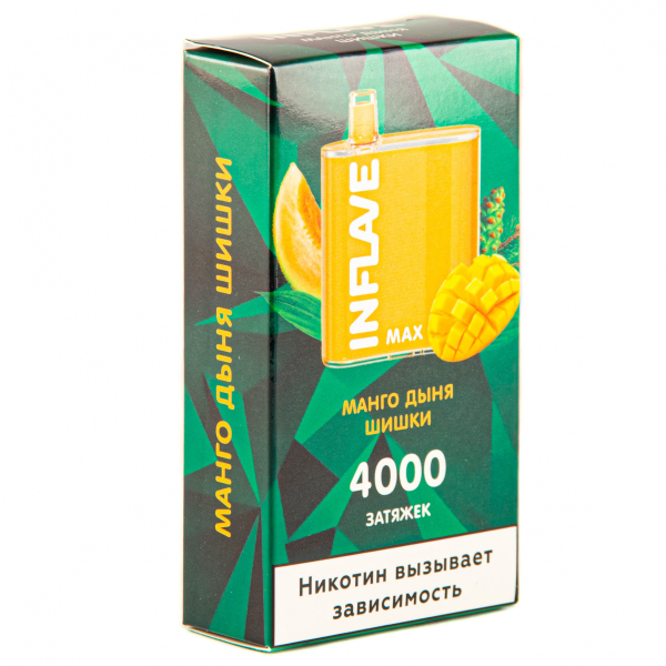 Inflave Max Манго-Дыня-Шишки (4000 Затяжек) в Турции