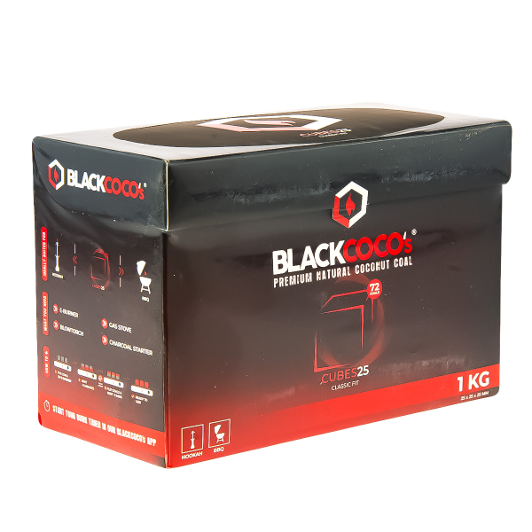Уголь Blackcoco’s Кокосовый 72 Шт (25 Мм) в Турции