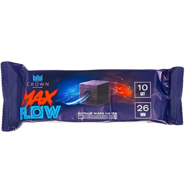 Уголь Crown Maxflow Кокосовый 10 Шт (26 Мм) в Турции