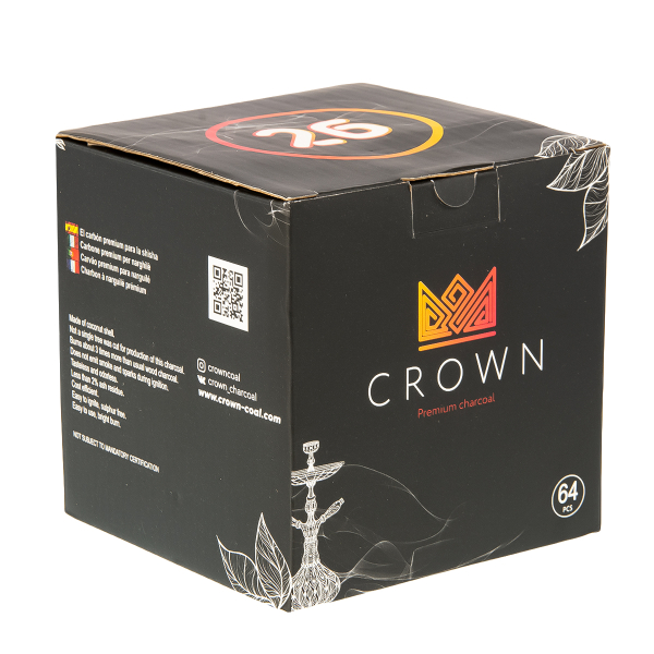 Уголь Crown Кокосовый 64 Шт (26 Мм) в Турции