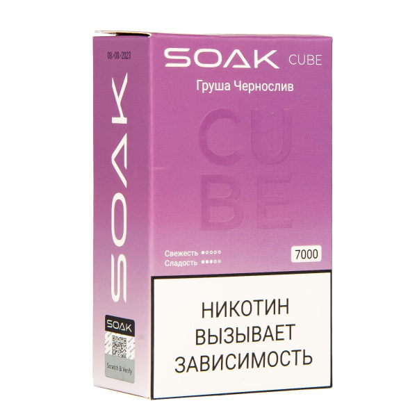 Soak Cube Груша Чернослив 7000 Затяжек в Турции