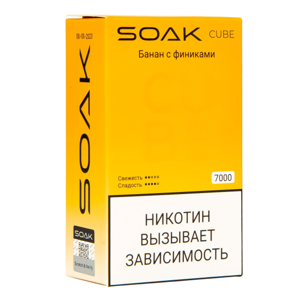 Soak Cube Банан С Финиками 7000 Затяжек в Турции