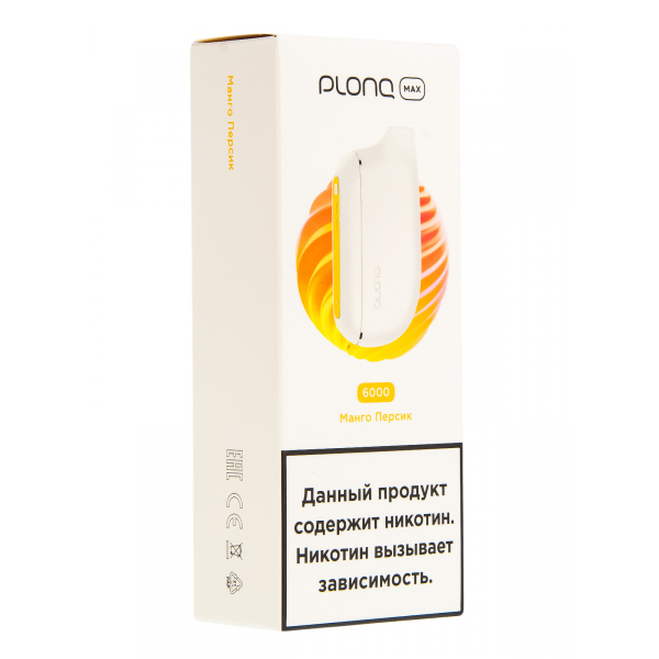 Plonq Max Манго Персик (6000 Затяжек) 20 Мг в Турции