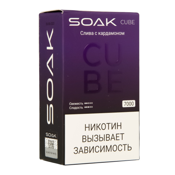 Soak Cube Слива С Кардамоном 7000 Затяжек в Турции