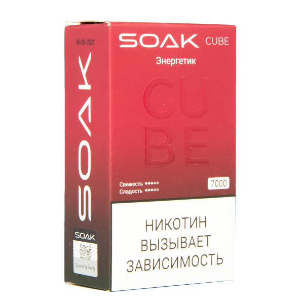 Soak Cube Энергетик 7000 Затяжек в Турции