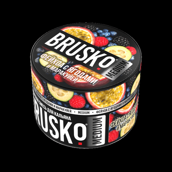 Смесь Brusko Medium Фейхоа С Ягодами И Маракуйей  50 гр в Турции