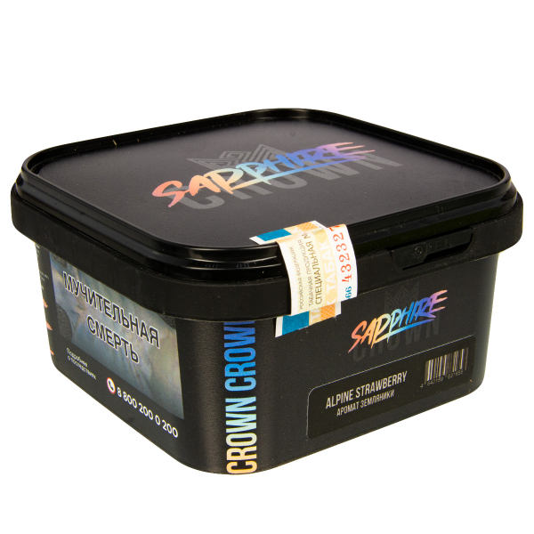 Табак Sapphire Crown Alpine Strawberry  200 грамм в Турции