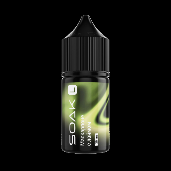 Жидкость Soak L30 Mascarpone Lime 30 Мл 2 Мг в Турции