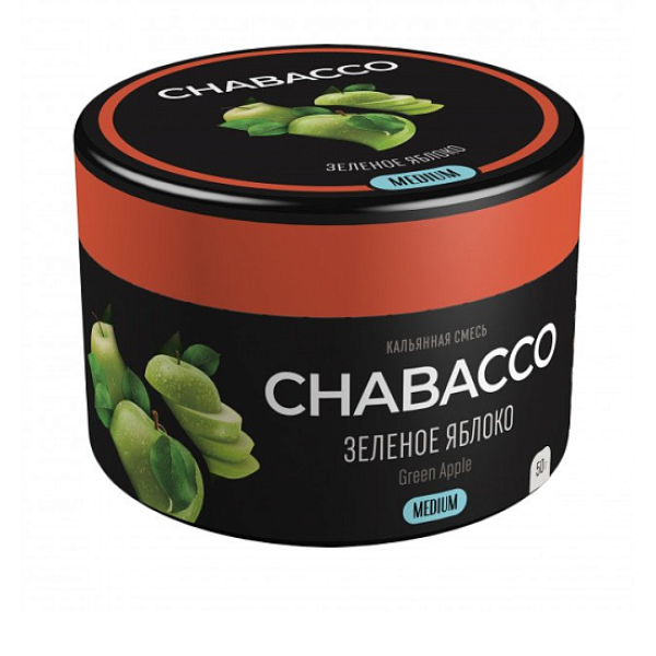 Смесь Chabacco Green Apple    Medium 50 гр в Турции