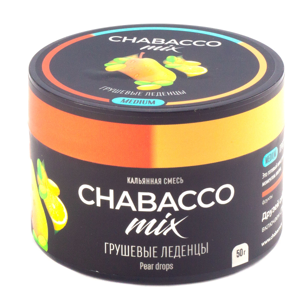 Смесь Chabacco Mix Pear Drops   Medium 50 гр в Турции