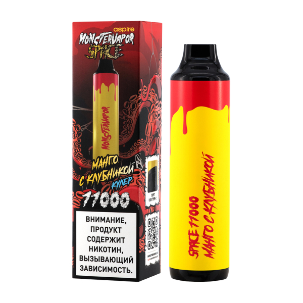 Электронка Monstervapor Space Манго И Клубника (11000 Затяжек) в Турции