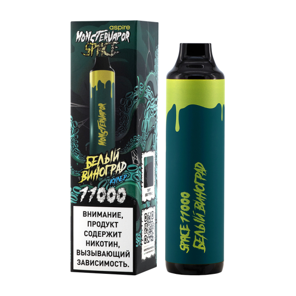 Электронка Monstervapor Space Белый Виноград (11000 Затяжек) в Турции