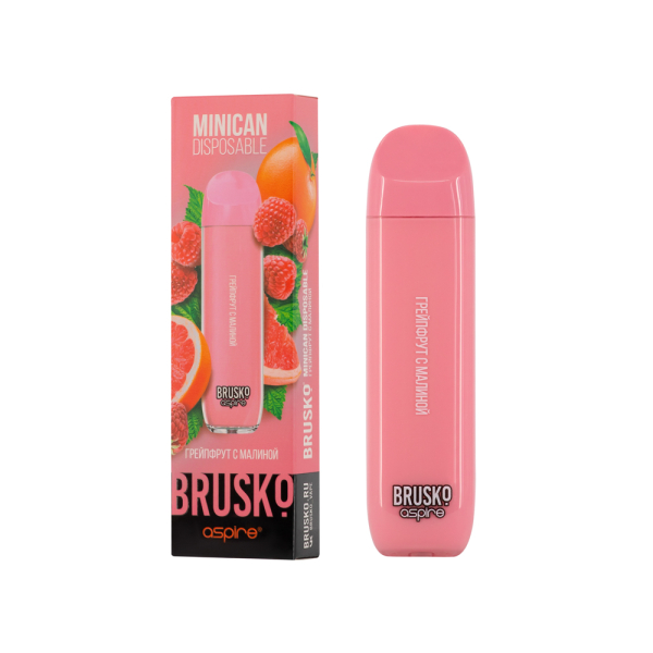 Электронка Brusko Minican Грейпфрут С Малиной (1500 Затяжек) в Турции