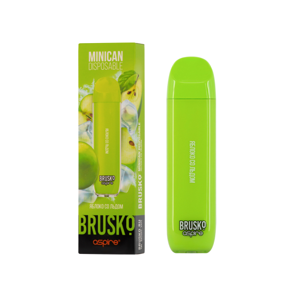 Электронка Brusko Minican Яблоко Со Льдом (1500 Затяжек) в Турции
