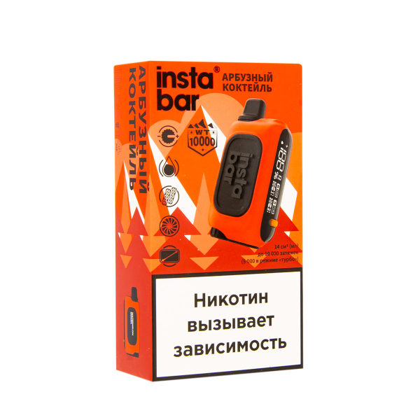 Электронка Plonq Instabar Арбузный Коктейль (10000 Затяжек) 20 Мг в Турции
