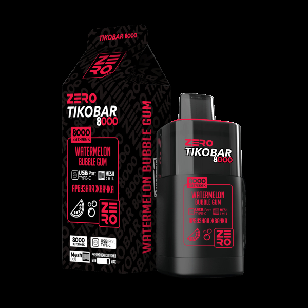 Электронка Tikobar Zero Арбузная Жвачка 8000 Затяжек в Турции