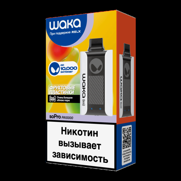 Электронка Waka Фруктовые Пластинки(10000 Затяжек) в Турции