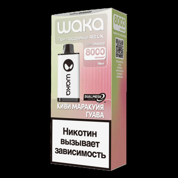 Электронка Waka Киви Маракуйя Гуава (8000 Затяжек) в Турции