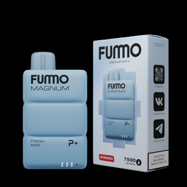 Электронка Fummo Magnum Свежая Мята (7500 Затяжек) в Турции