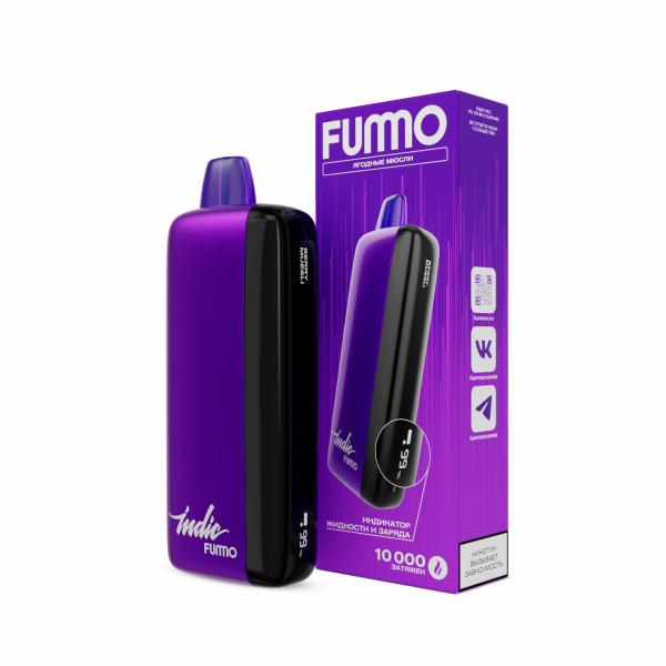 Электронка Fummo Indic Ягодные Мюсли (10 000 Затяжек) в Турции