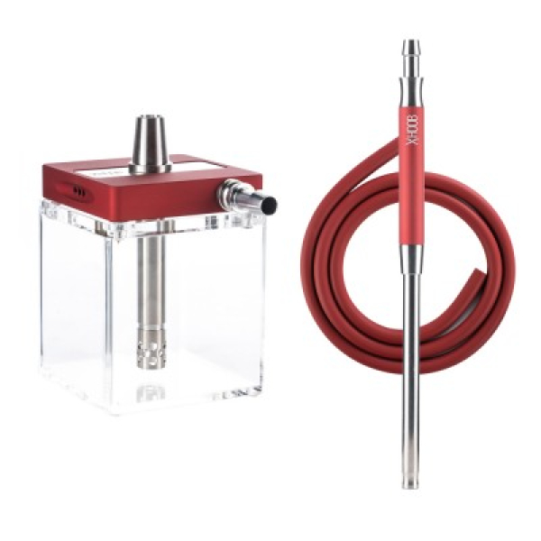 Кальян Hoob Subatom Wine Red Stainless Steel в Турции