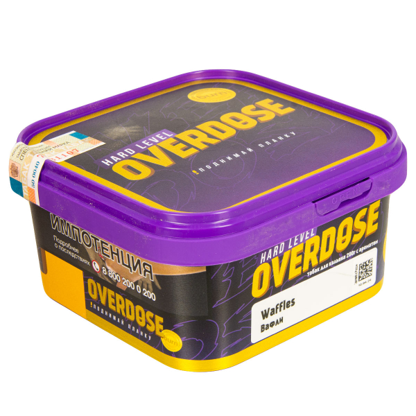 Табак Overdose Waffles  200 грамм в Турции