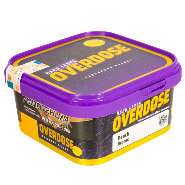 Табак Overdose Peach  200 грамм в Турции