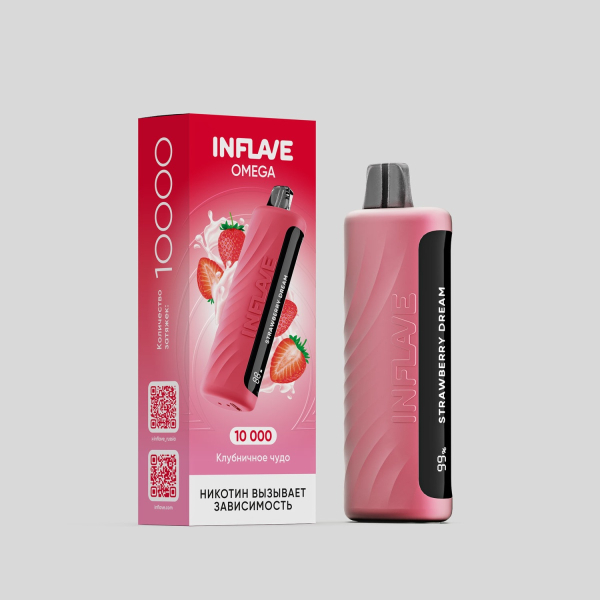 Электронка Inflave Omega Клубнисное Чудо (10000 Затяжек) в Турции