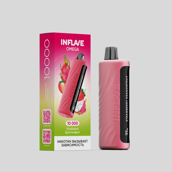 Электронка Inflave Omega Клубника Драгонфрут (10000 Затяжек) в Турции