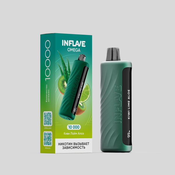 Электронка Inflave Omega Киви Лайм Алоэ (10000 Затяжек) в Турции