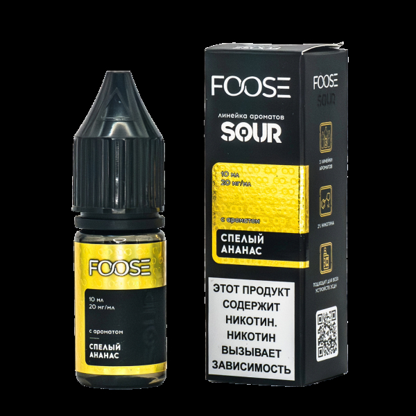 Жидкость Foose Sour Спелый Ананас 10 Мл в Турции