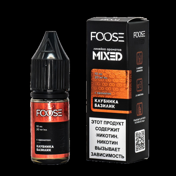 Жидкость Foose Mixed Клубника Базилик 10 Мл в Турции