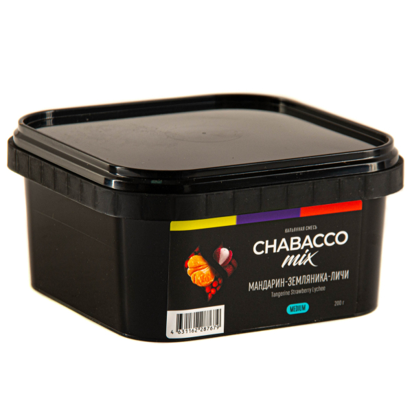 Смесь Chabacco Mix Medium Tangerine Strawberry Lychee  200 гр в Турции