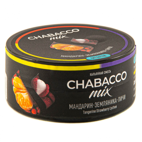 Смесь Chabacco Mix Medium Tangerine Strawberry Lychee  25 гр в Турции