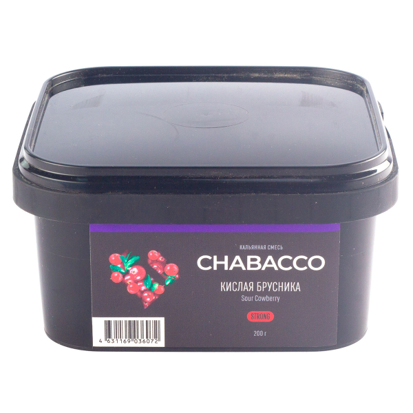 Смесь Chabacco Strong Sour Cowberry  200 гр в Турции