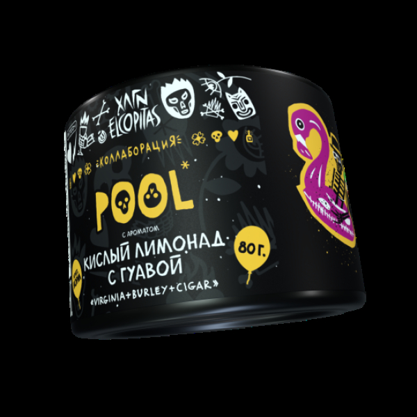 Табак  Хулиган Pool (Кислый Лимонад С Гуавой)  80 грамм в Турции