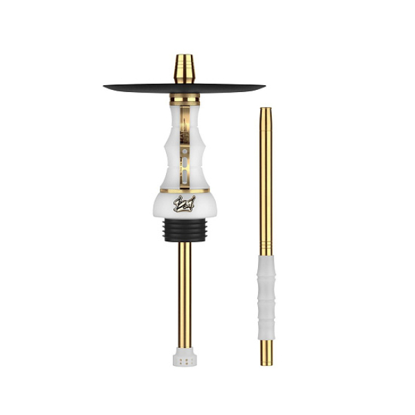 Кальян Alpha Hookah Beat White Gold Прозрачная Колба  в Турции