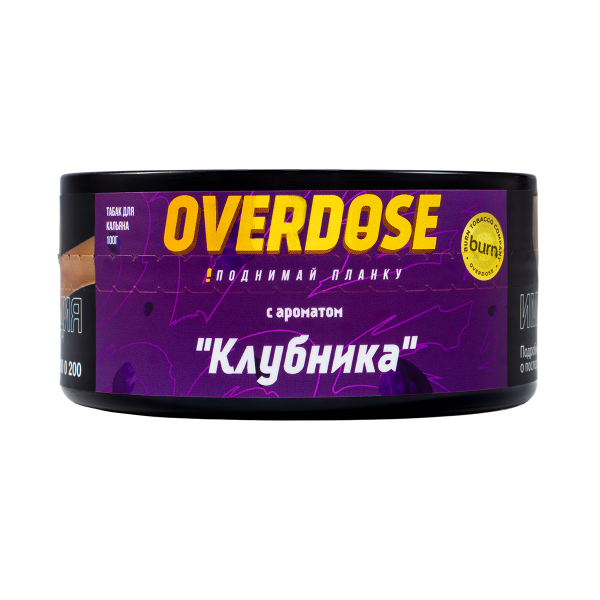 Табак Overdose Strawberry  100 гр в Турции